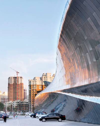 China Wood Sculpture Museum by MAD