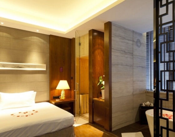 酒店中式装修,注重色彩搭配